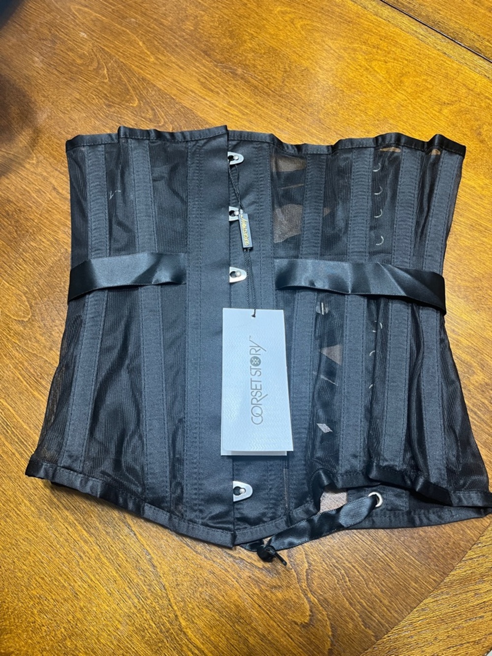 Corsets by R Black Waist Cincher Corset - Black